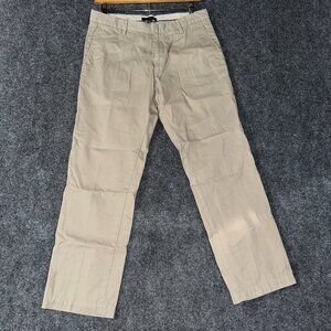 Banana Republic Pants Men 34 Chino Vintage Straight Tan Cotton Pockets